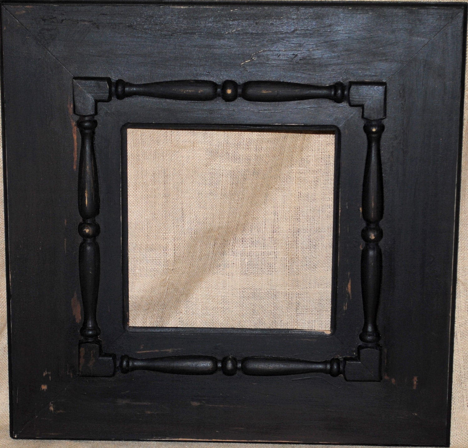 Items similar to Picture frame...distressed...10x10 inch frame opening....black picture frame Items similar to Picture frame...distressed...10x10 inch frame opening....black picture frame