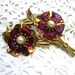 CELLULOID FLOWER BROOCH