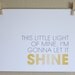 Little Light of Mine, Nursery Art Print, 8x10, Unframed