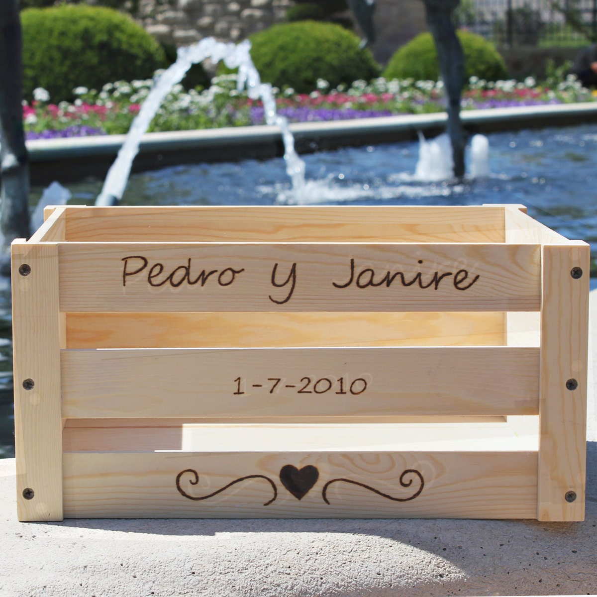 Wedding Cardbox --- Medium Crate