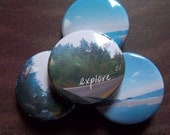 Explore Button 4 Pack - 1 1/4 Inch Pinback Buttons