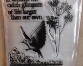 Tim Holtz Flights of Fancy Clear Stamps by Stampers Anonymous-FREE SHIPPING