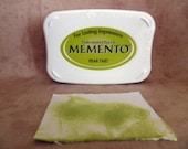 Memento Pear Tart Green Dye Ink Stamp Pad by Tsukineko-SALE
