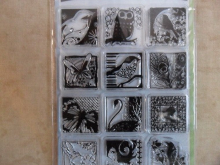 Butterflies and Birds Clear Stamps by Inkadinkado-SALE