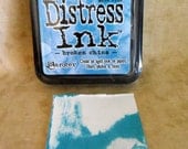Tim Holtz Broken China Blue Distress Ink Stamp Pad by Ranger-FREE SHIPPING