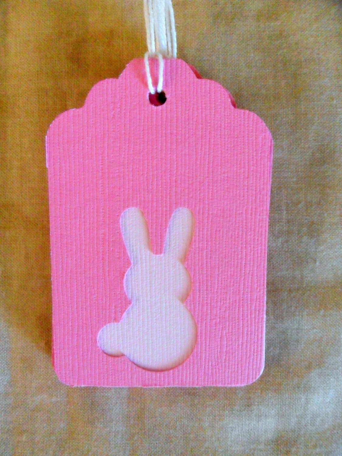 Gift Tags Favor Tags Wish Tags Bunny Easter Pink New Baby Shower Birthday