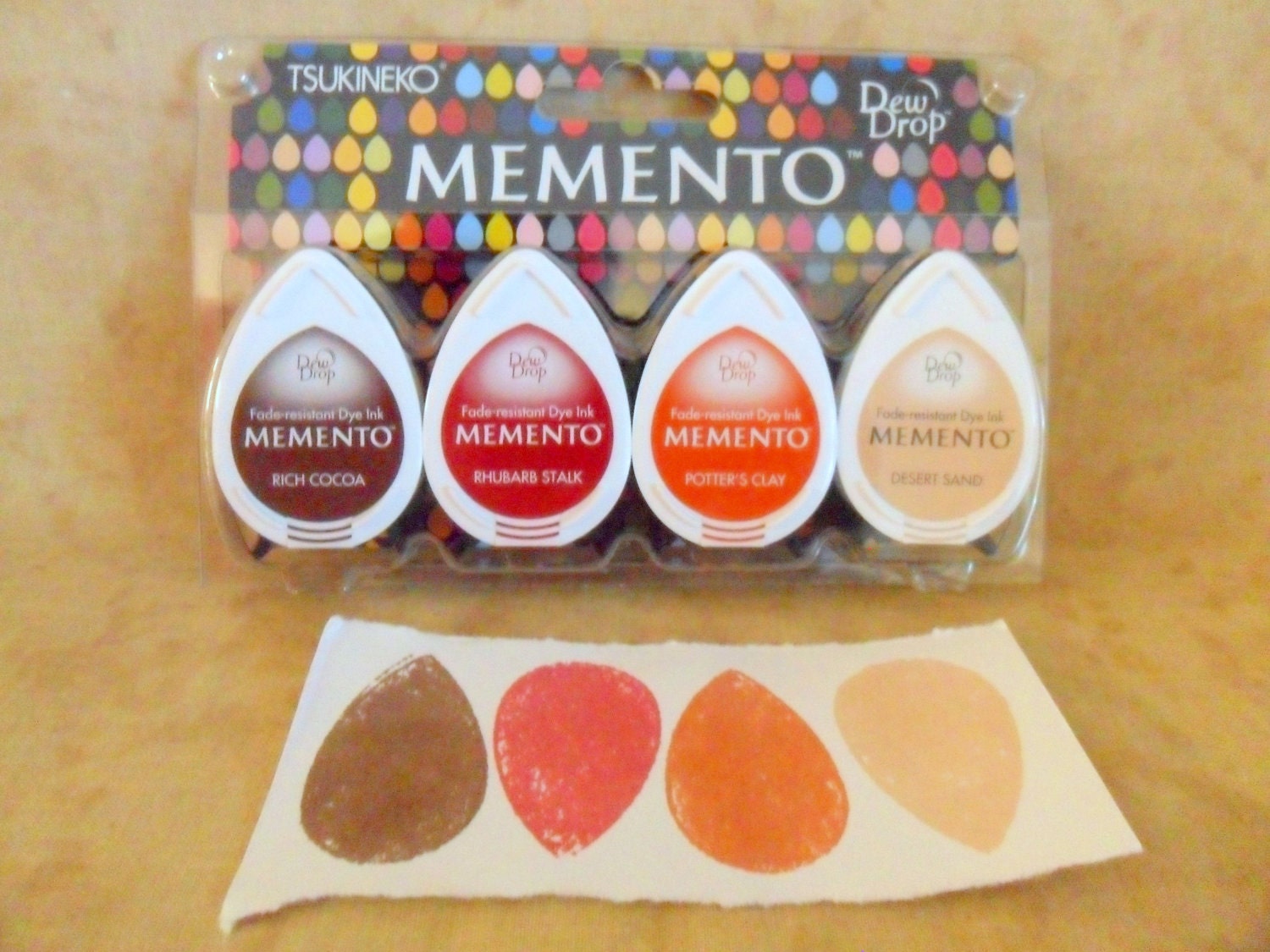 Memento Arizona Canyons Dew Drop Dye Ink Pads-FREE SHIPPING