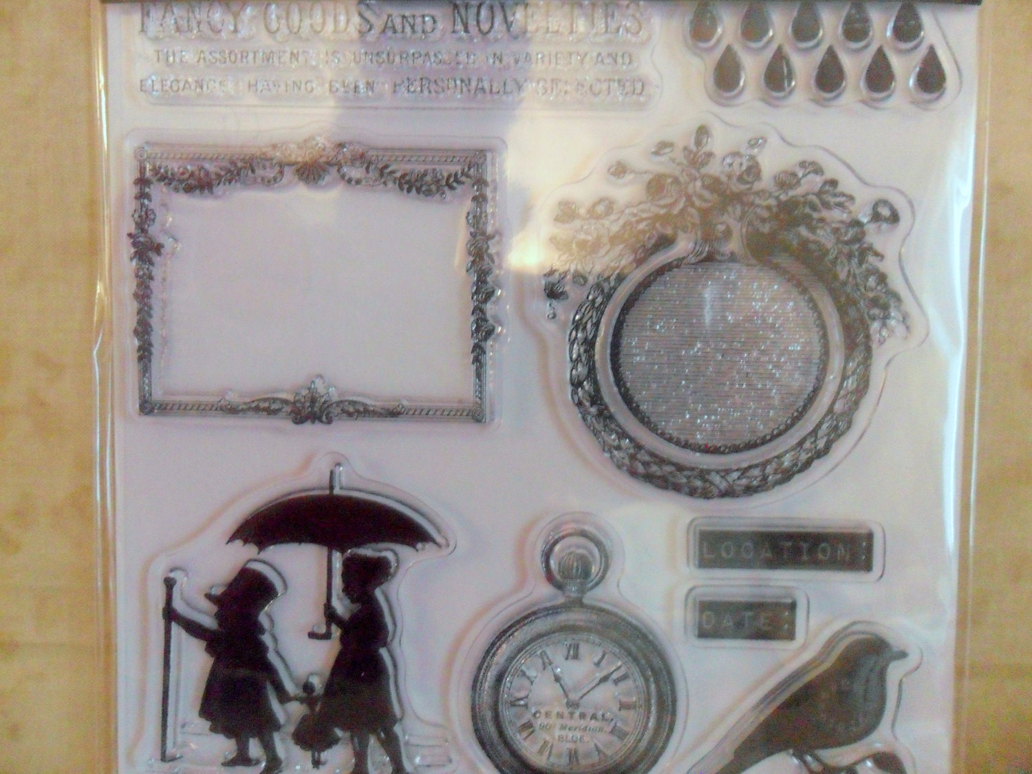 Dance in Sunshine Clear Stamps by Glitz-FREE SHIPPING
