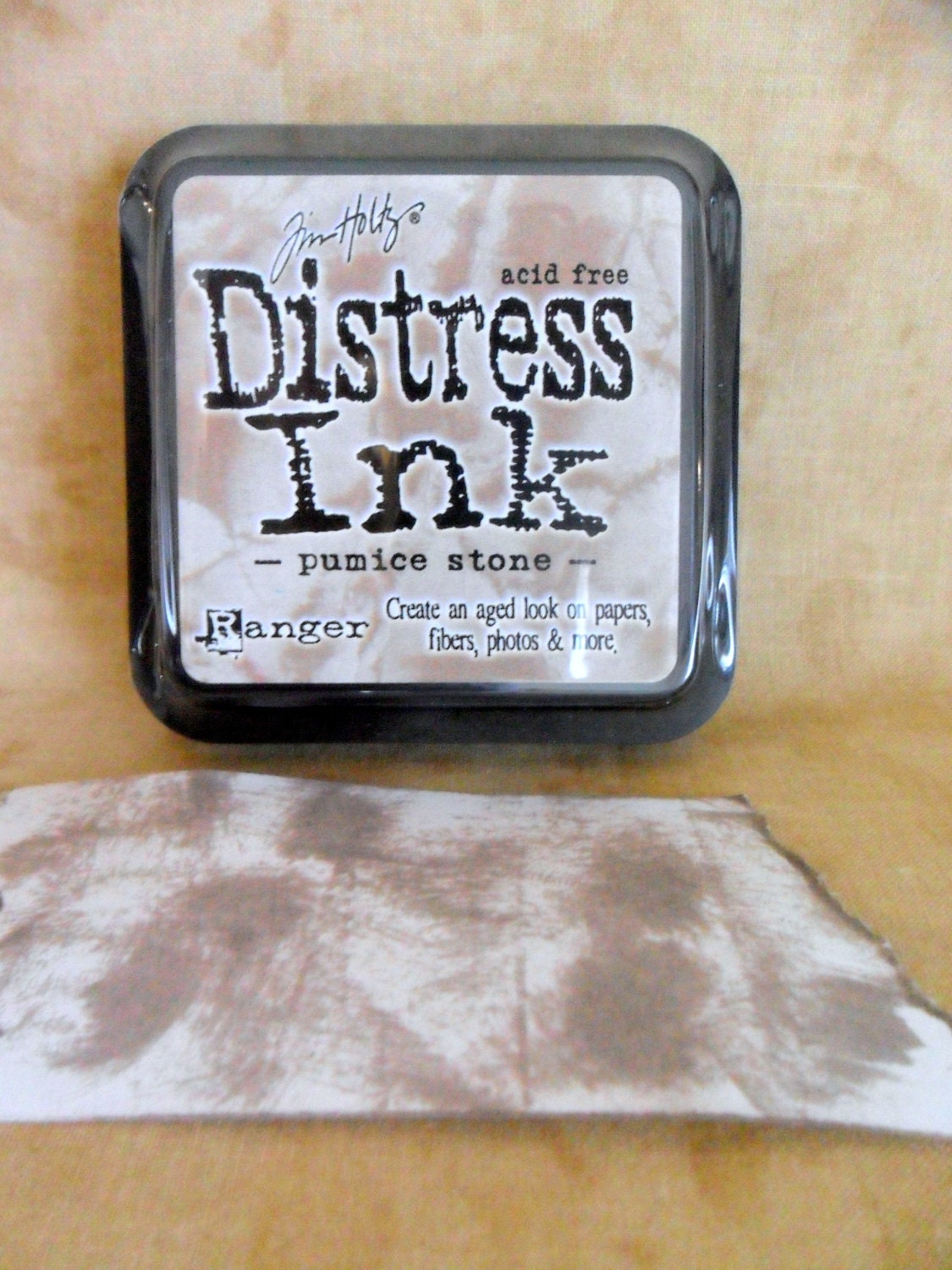 Tim Holtz Pumice Stone Gray Grey Distress Dye Ink Pad by Ranger-SALE