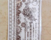 Bohemian Borders Rub-on Transfers by BoBunny-FREE SHIPPING