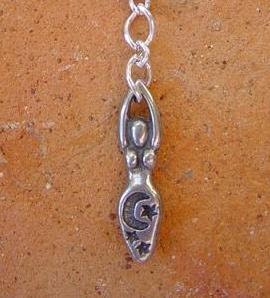 50% or More off Sale - MOTHER MOON GODDESS Keychain - Lead Free Pewter - Native American Keychain