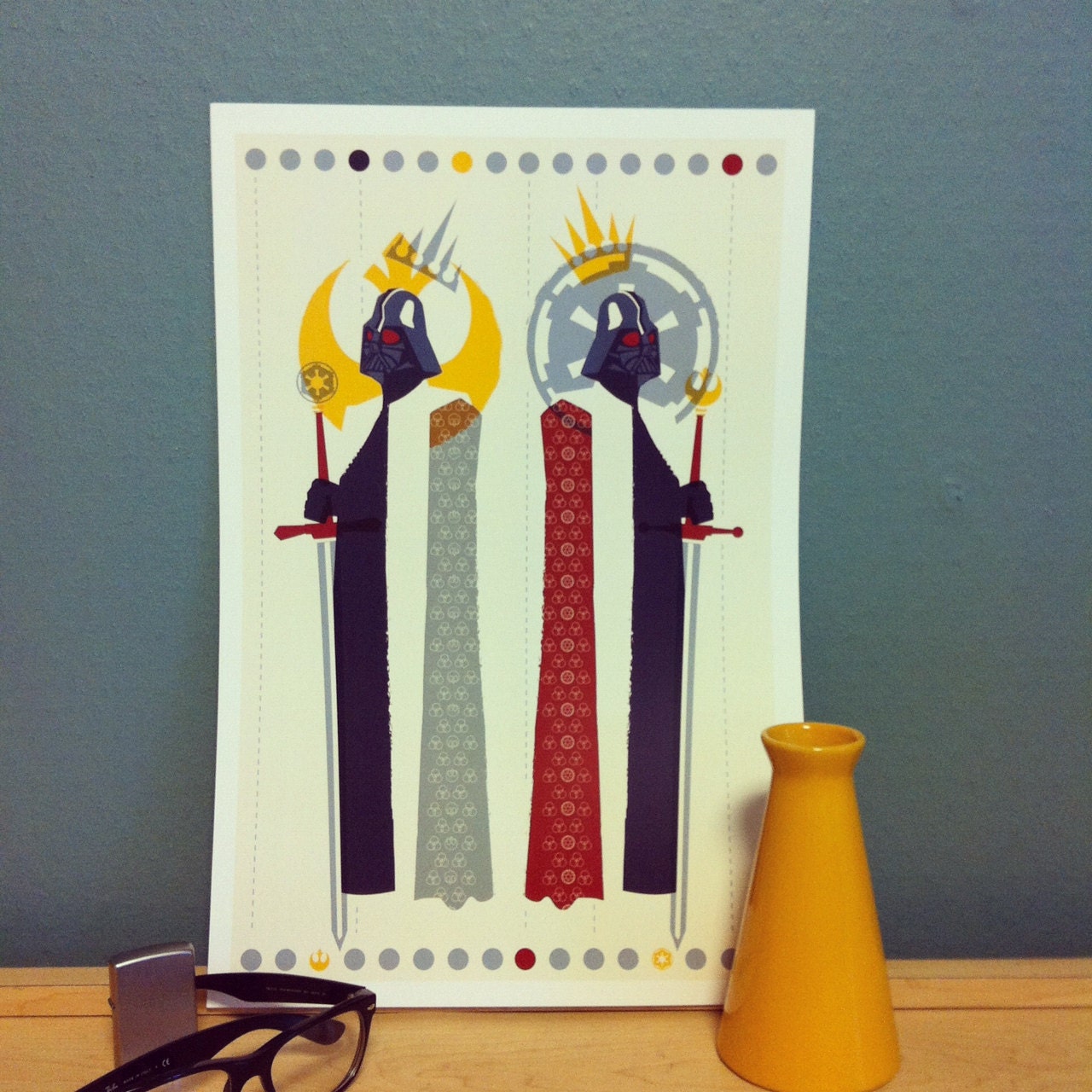Star Wars Original Print " The Dichotomy of Good and Evil"