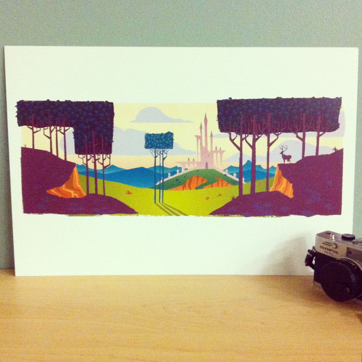 Princess Castle Original Print