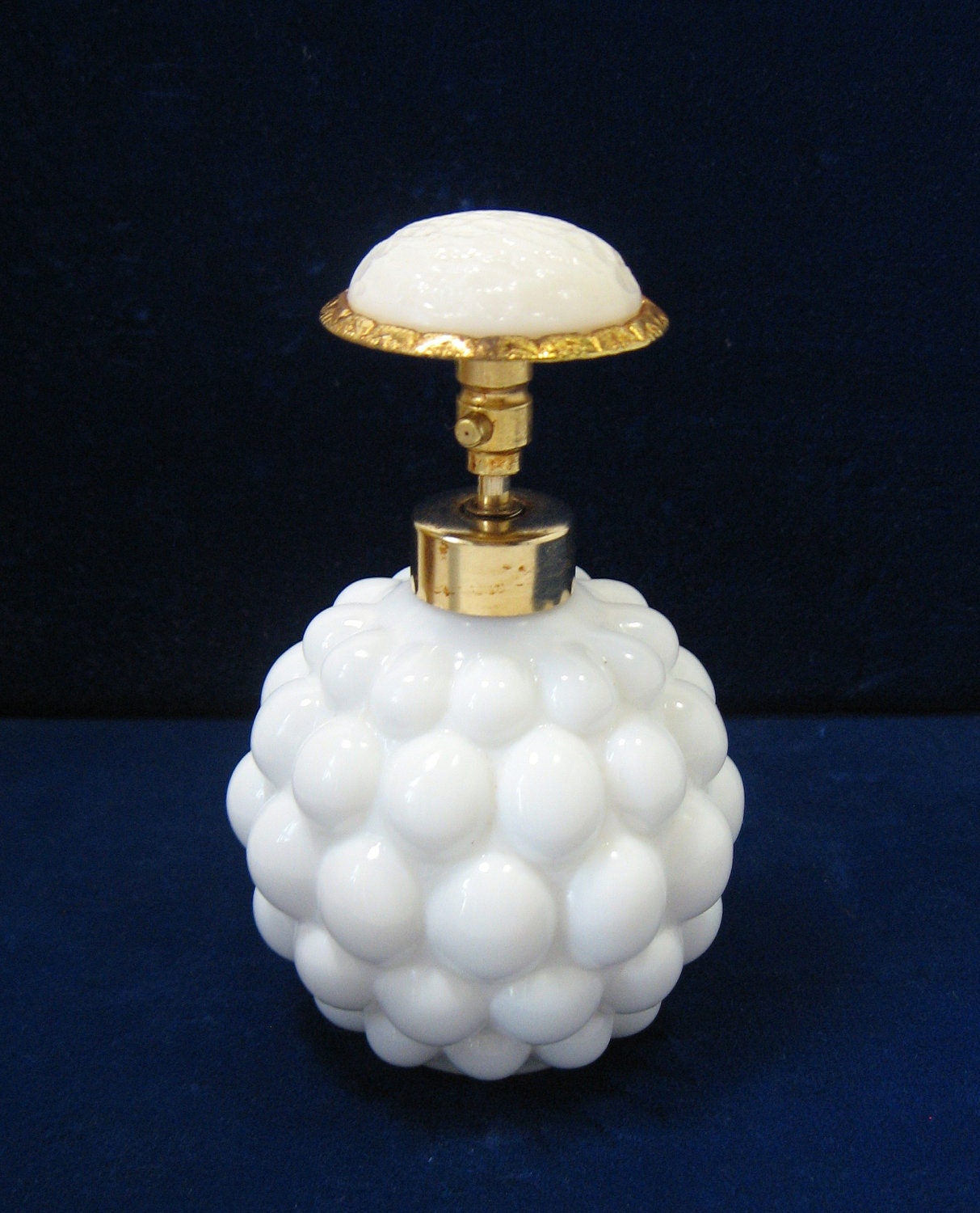 Milk Glass Perfume Bottle