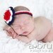Customizable Crochet Girl's Flower Headband  Photography