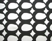 Oona in Jet- Vintage Inspired Mod Home Decor Fabric Yardage