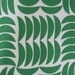 Gwen in Kelly- Original Vintage Inspired Leaf Print Home Decor Fabric Yardage