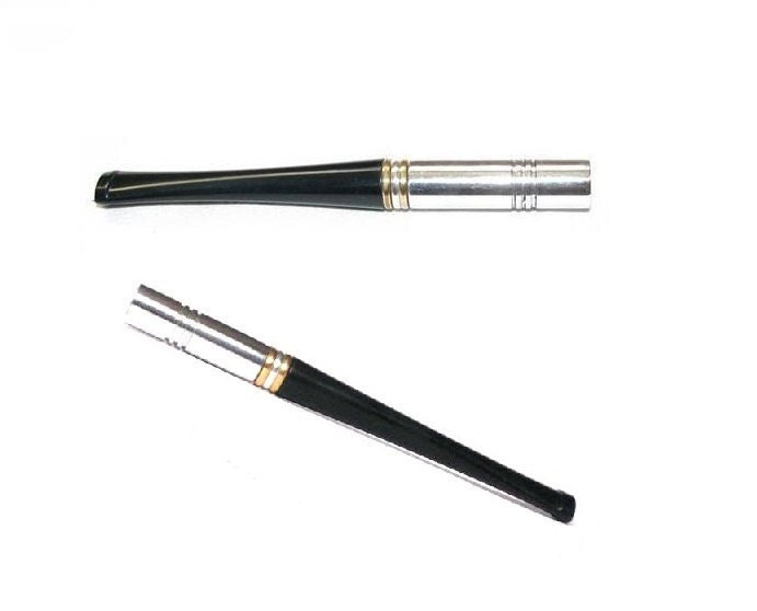Male Metal Cigarette Holders. Short Cigarette Holder 3.5"/90 mm regulars & 3.5"/90 mm slims , Handmade Fashion Cigarette Holders Set
