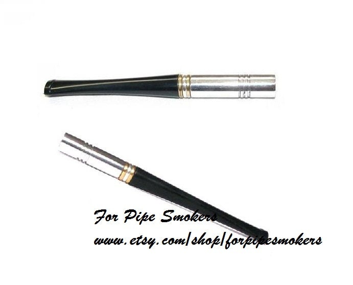 Male Metal Cigarette Holders. Short Cigarette Holder 3.5"/90 mm regulars & 3.5"/90 mm slims , Handmade Fashion Cigarette Holders Set