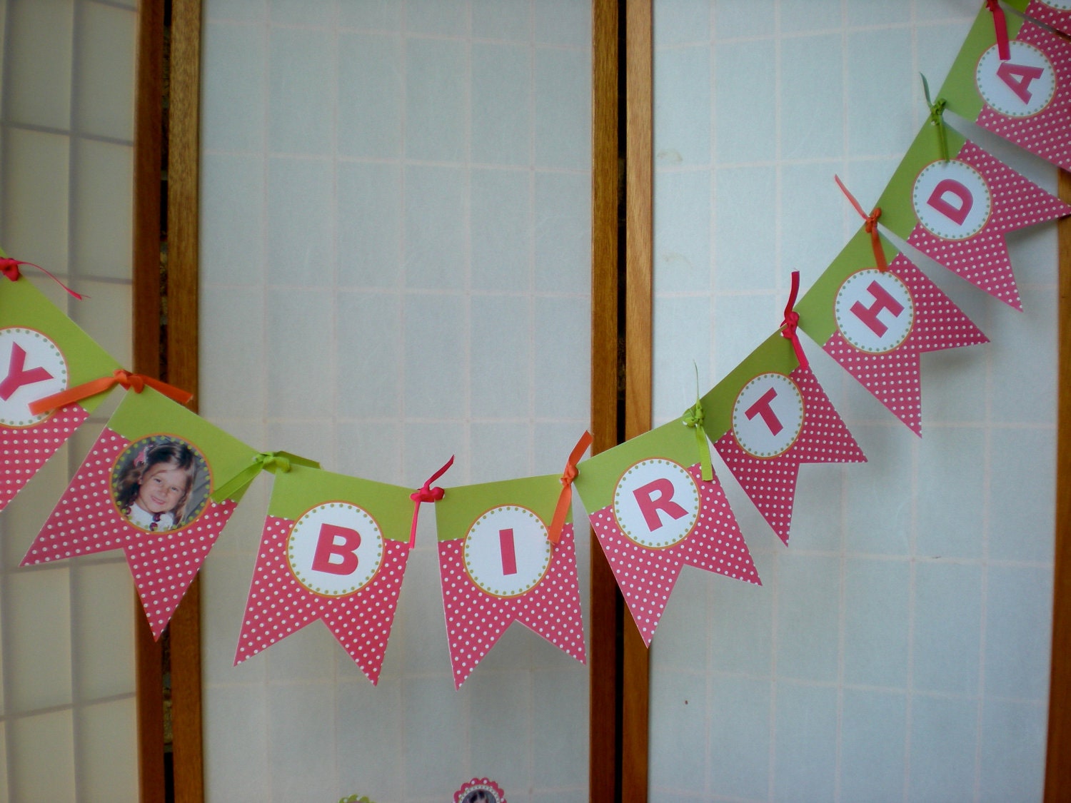 Happy Birthday Banner- digital file- print your own Il_570xn