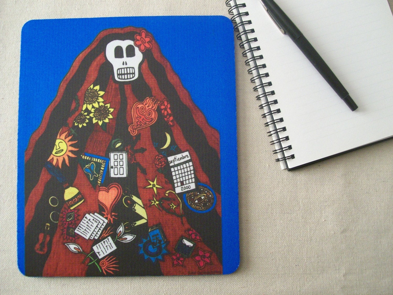 Mousepad featuring image of original artwork by Susie Carranza  - "September"