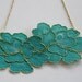 Turquoise Lace Necklace