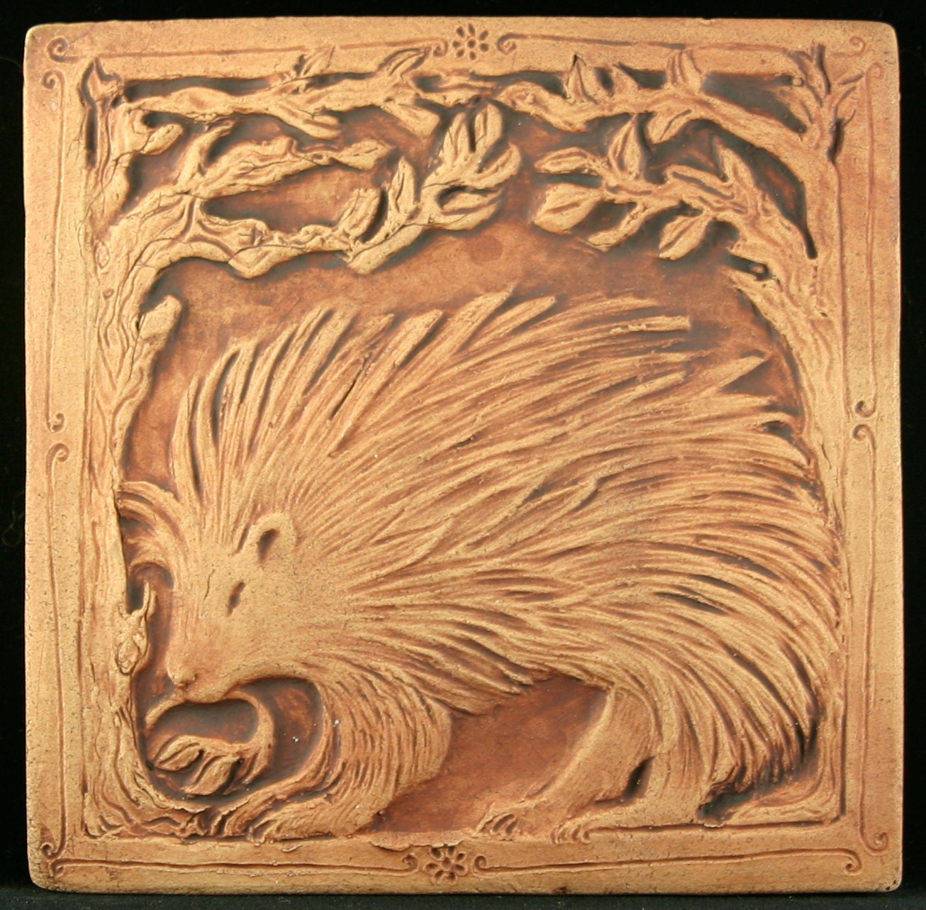 Porcupine tile.Made to Order
