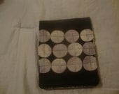 Crafty Tool Storage Pouch, Black w/ Blue Circles