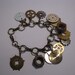 Steampunk Charm Bracelet with Vintage Watch Faces and Clock Gears