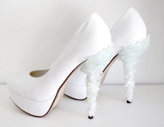 glass shard stiletto patent leather pumps by vilebroccolifur glass shard stiletto patent leather pumps by vilebroccolifur