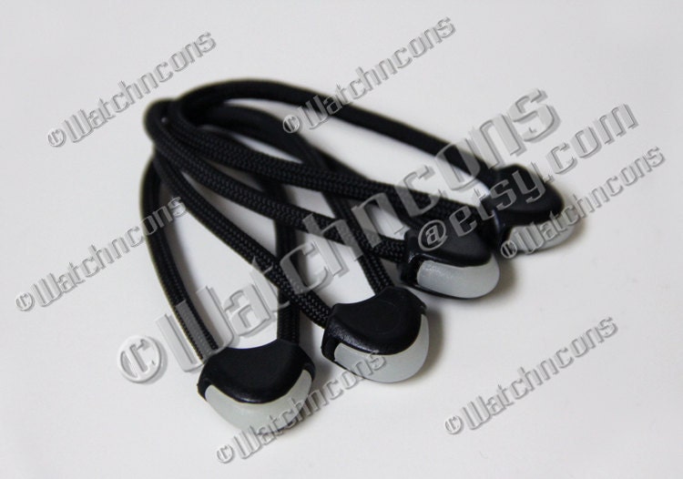 4 Paracord Zipper Pulls Nexus Glow in the Dark Aerohead End- U Pick Para Cord Color