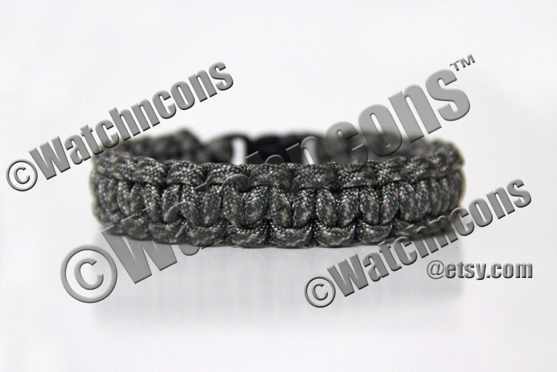 Classic Army Digital ACU Camo Paracord Survival Bracelet Para Cord Band Strap