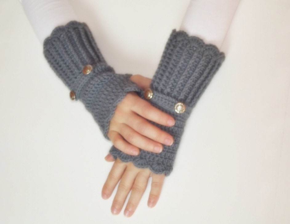 valentines day christmas special Hand Crochet Fingerless Gloves mittens