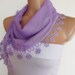 2012 summer fashion cotton scarf new design lilac lavender