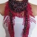 2012 summer fashion scarf with lace new design animal pattern pink red