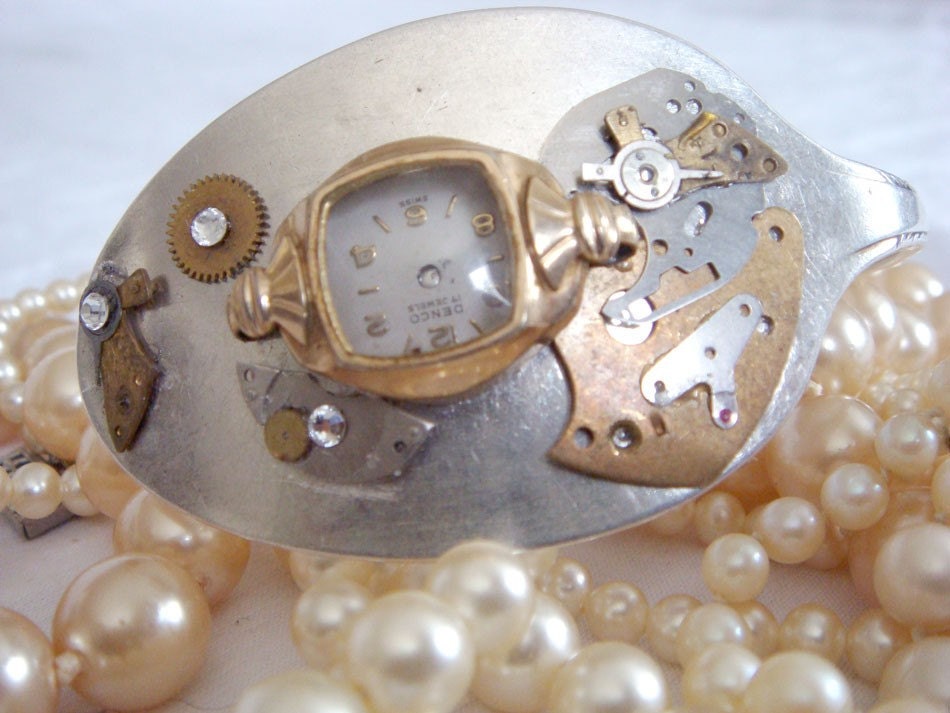 Timeless - Upcycled Spoon Cuff Bracelet