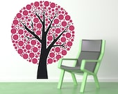 Treef Polka Dots, Branches, Branch, Spots - Decal, Sticker, Vinyl, Wall, Home, Nursery, Daycare, Playroom Decor