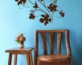Spring Branches of Flourishes and Swirls - Wall Decal, Wall Decor, Vinyl Sticker, Vinyl Decal, Office, Dorm, Bedroom, Home Decor