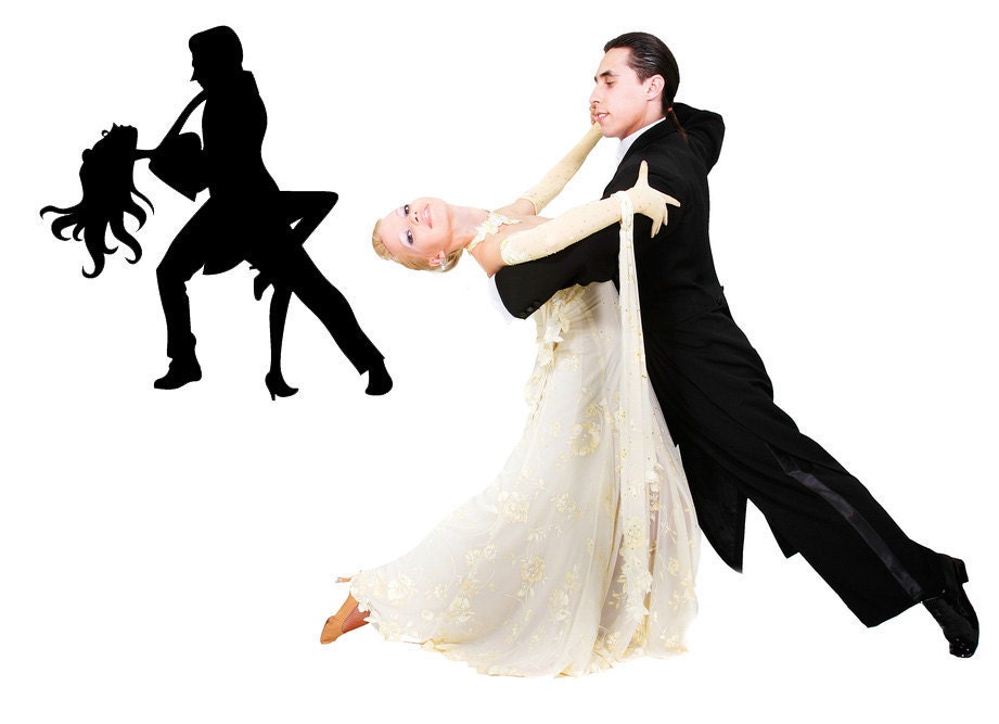 Dancing with the Stars, Dip - Decal, Vinyl, Sticker, Wall, Home, Bedroom, Romantic Decor