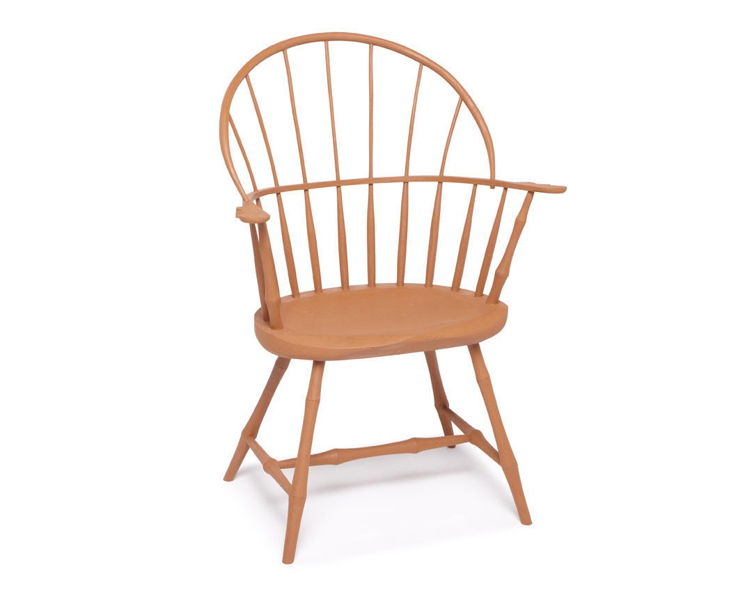 Pinched hoop, sack back Windsor chair