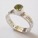 Avengers Loki Hulk PUNY GOD peridot and silver ring