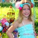 Gorgeous Posh Couture Cotton Candy Punch rosette flower Headband Baby & girls photograpy prop Bow Rosette