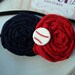 Gorgeous Posh Take Me out to the Ball game Baseball Red Navy rosetti flower Headband Baby & girls photograpy prop Bow Rosette