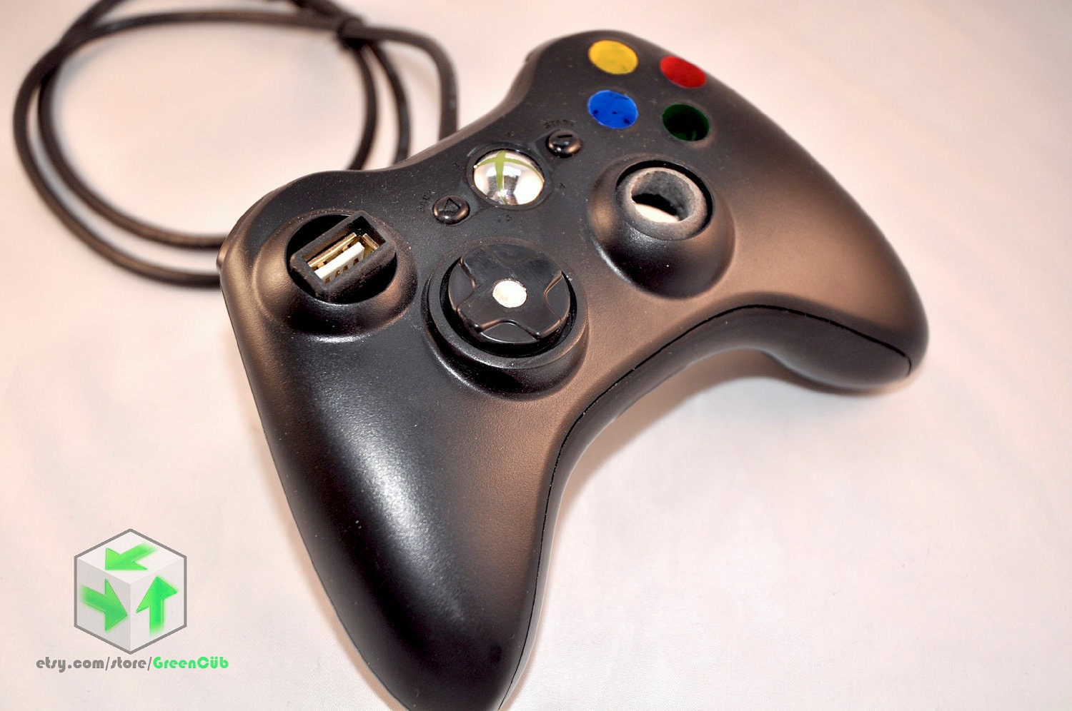 Upcycled XBOX 360 Controller Desk-Mate w/ USB Extension