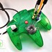 Upcycled Nintendo 64 Controller Desk-Mate w/ USB Extension