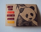 I've Got Moves... Handmade Panda Greeting Card
