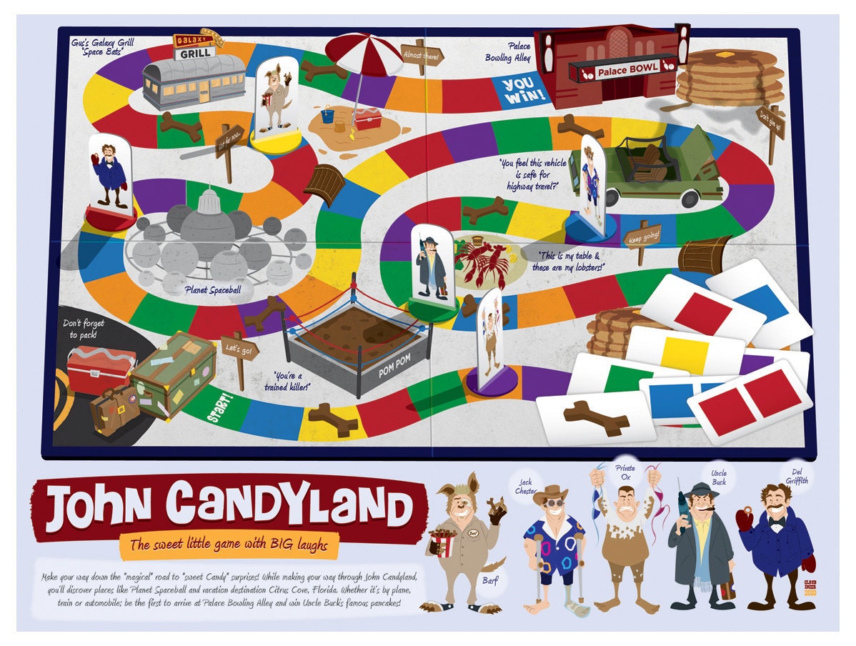 John Candyland Giclee 17"x13"