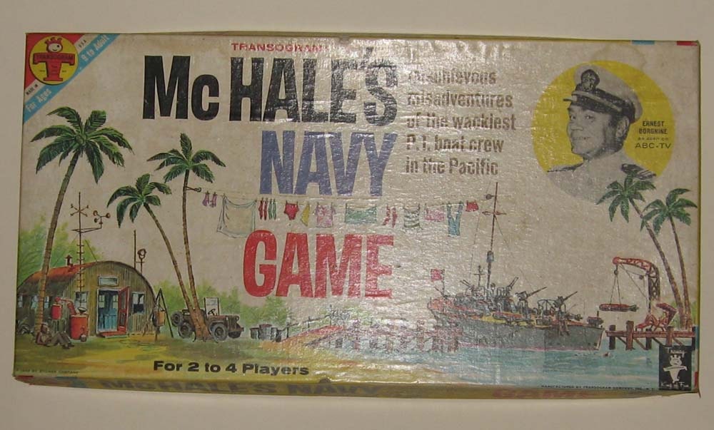 McHales Navy Board Game Ernest Borgnine TV Show