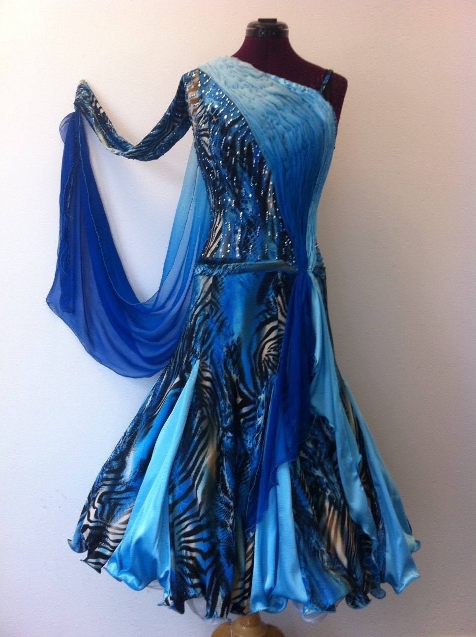 Blue Ballroom Dresses