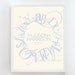 16x20 EMBLEM print custom name : Palette No. 20 cream blue